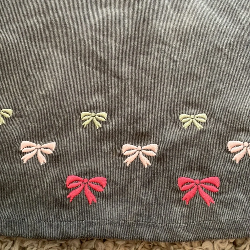 2008 Gymboree “Classroom Kitty” Corduroy Bow Dress, Size 4